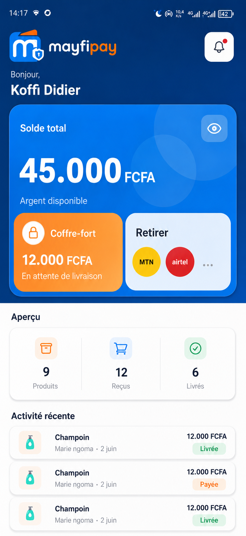 MayfiPay Dashboard